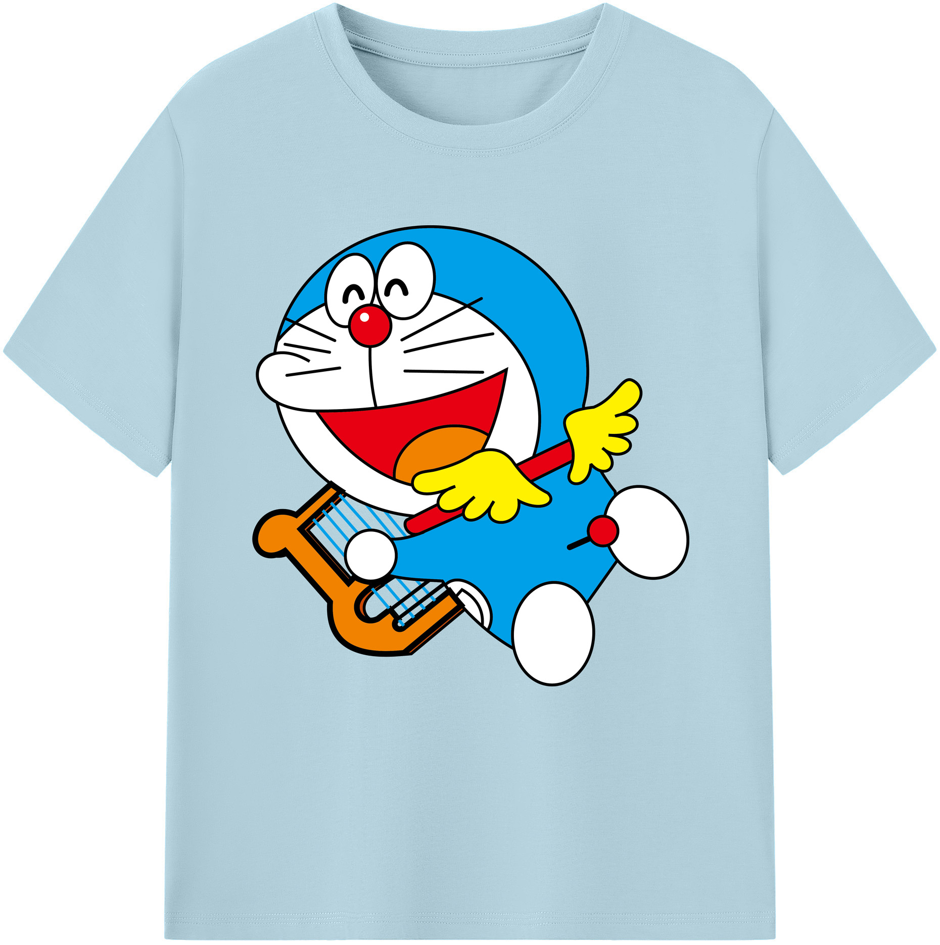 （画像用） ドラえもん Doraemon 綿100％半袖Tシャツ（フロントプリント）